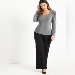 NWT Eloquii Elements Flare Leg Pants Size 28W